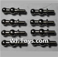 Wltoys 24438 Parts-inner Hexagon double ball screws(8pcs)-24438-0189,1/24 Wltoys 24438 RC Car Spare Parts Replacement Accessories